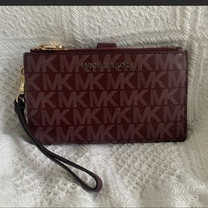 Michael Kors Phone Wristlet/Wallet Ox Blood